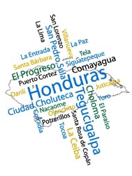 Honduras karte wissenwertes