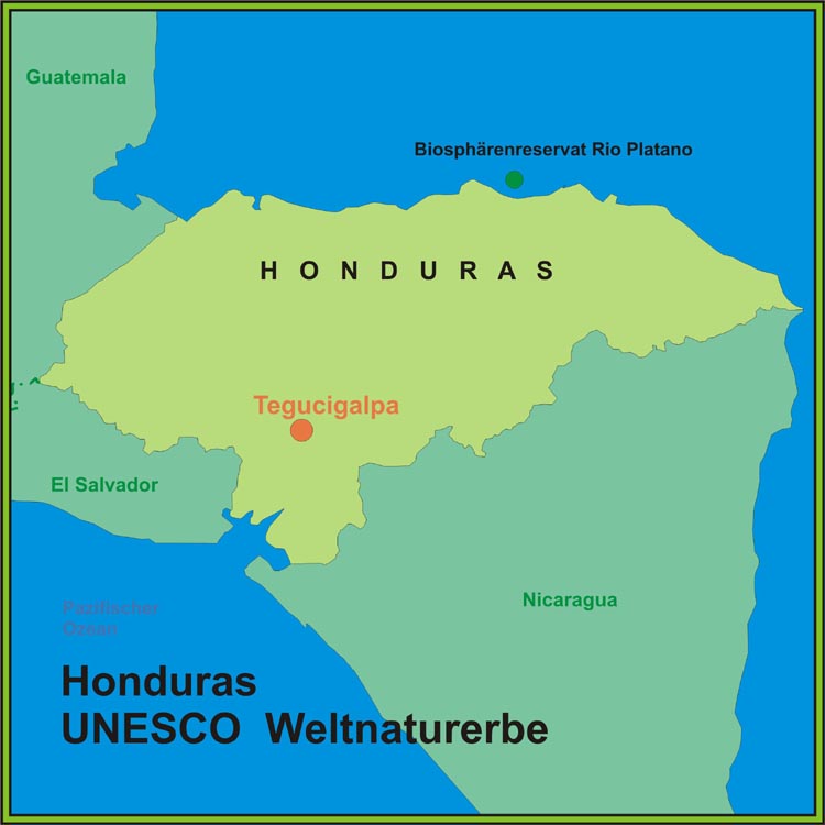 UNESCO-Weltnaturerbe in Honduras
